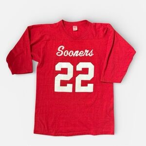 Vintage Oklahoma Sooners Jersey Style T-shirt